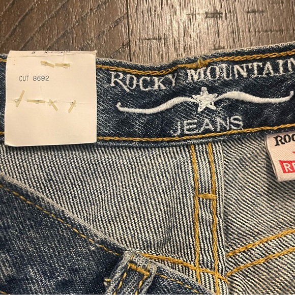 NOS Vintage Rockies Rocky Mountain Blue Denim Bareback Western Jeans Size 5XL - Picture 7 of 11